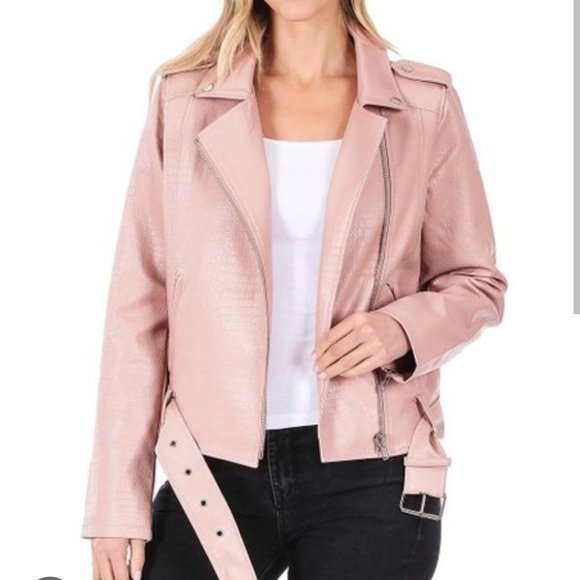 Zenana Outfitters Pink Women's Jacket - Picture 2 of 2